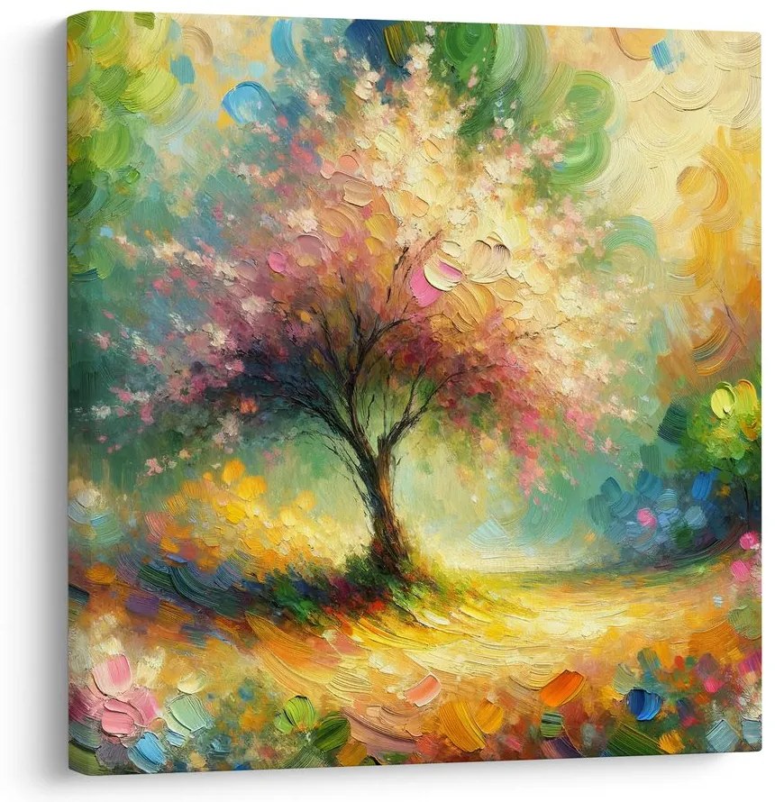 Obraz malebný jesenný strom života