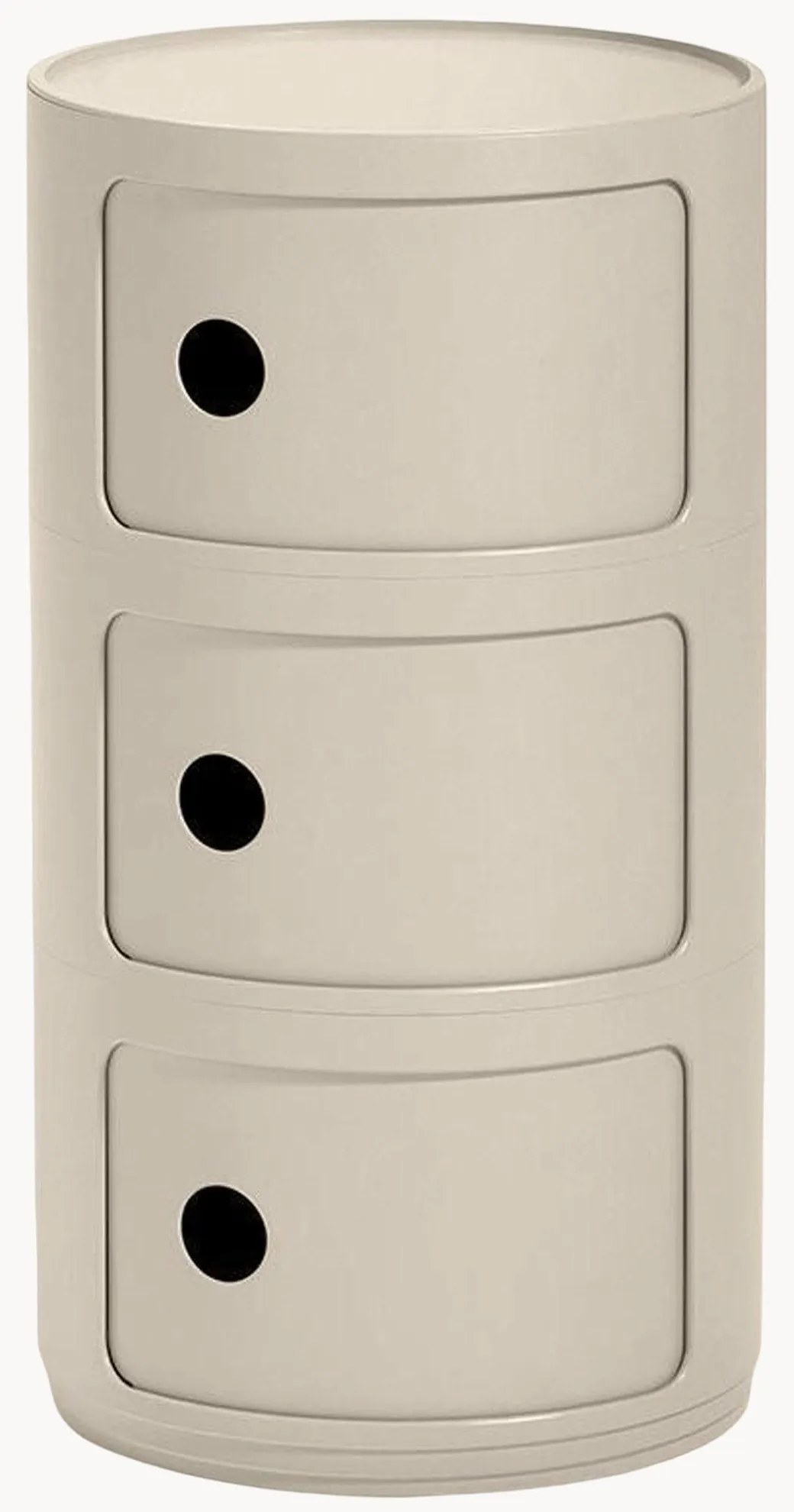 Dizajnová skrinka Componibili, 3 moduly, V 59 cm