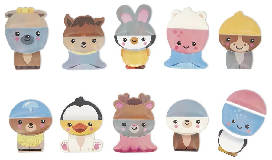 Obrázkové puzzle - Zvieratká - hračka do vody