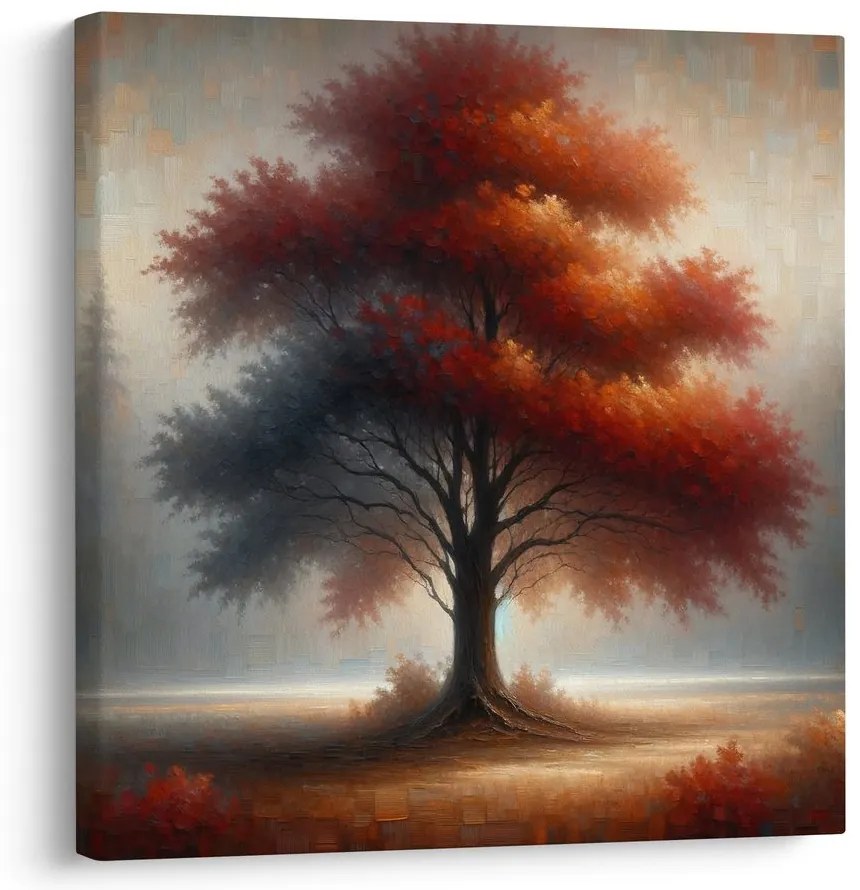 Obraz žiariaci strom života v lese