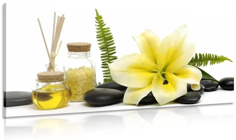Obraz ľalia a wellness zátišie