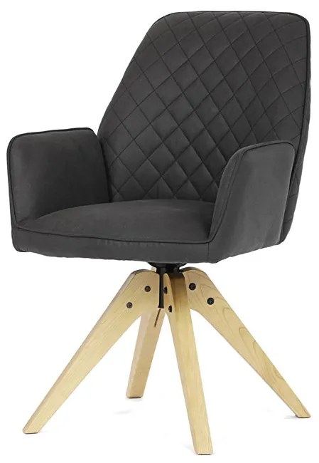 Autronic BONTEC Jedálenská stolička, čierna, látka, HC-539 BK3 Farba: Čierna