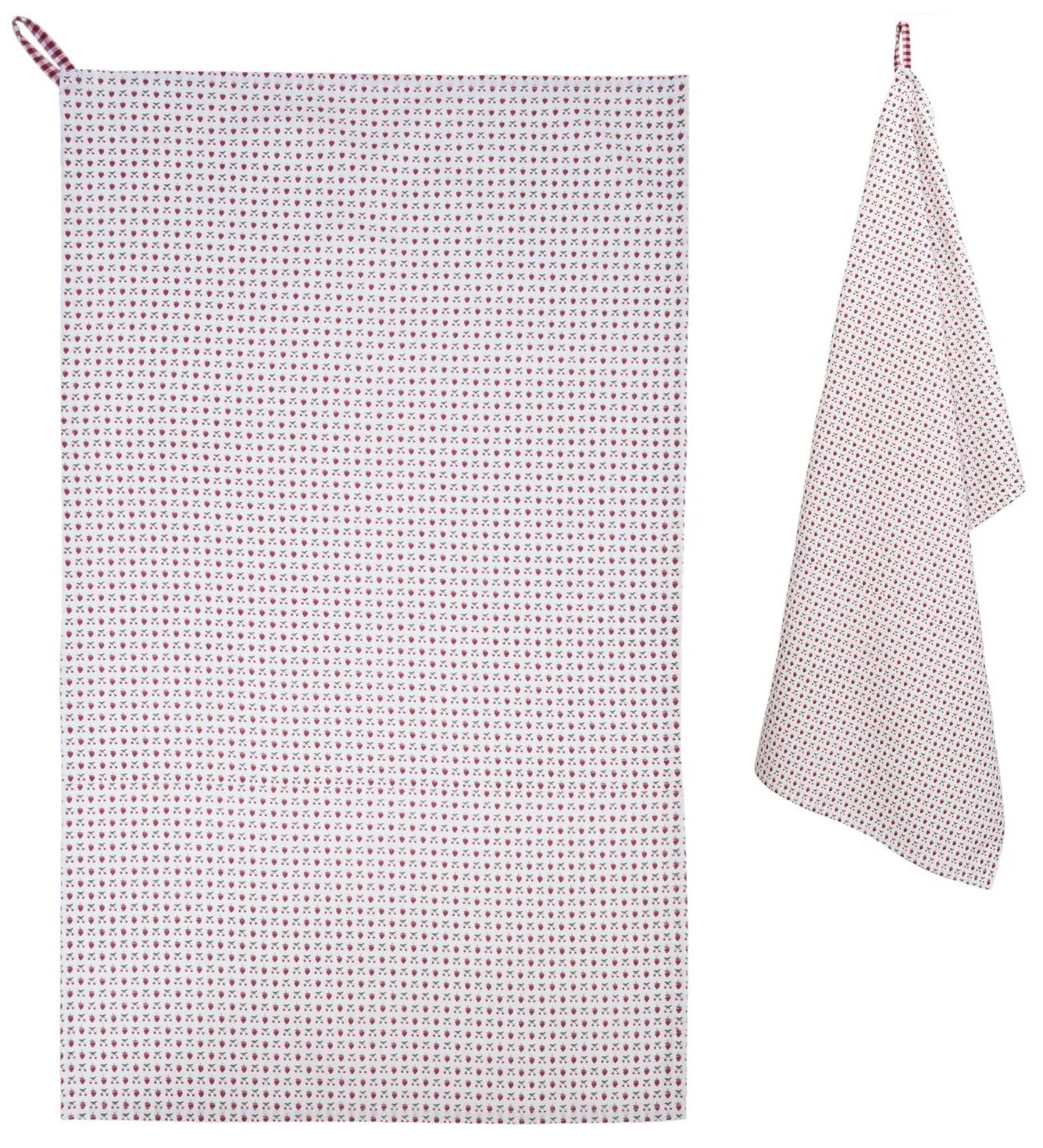 Kuchynská utierka Strawberries And Čerešne - 50 * 85 cm