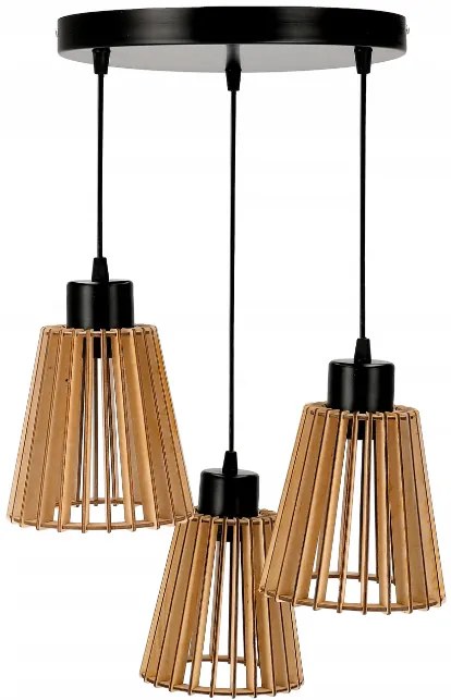 BERGE LED stropné závesné svietidlo - 3xE27 - LUCA04