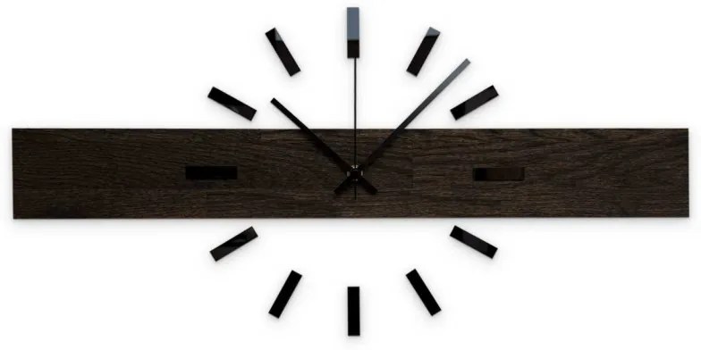 Ručne vyrobené dubové zvislé hodiny minimalistický škandinávsky dizajn I SENTOP MAS021-3169