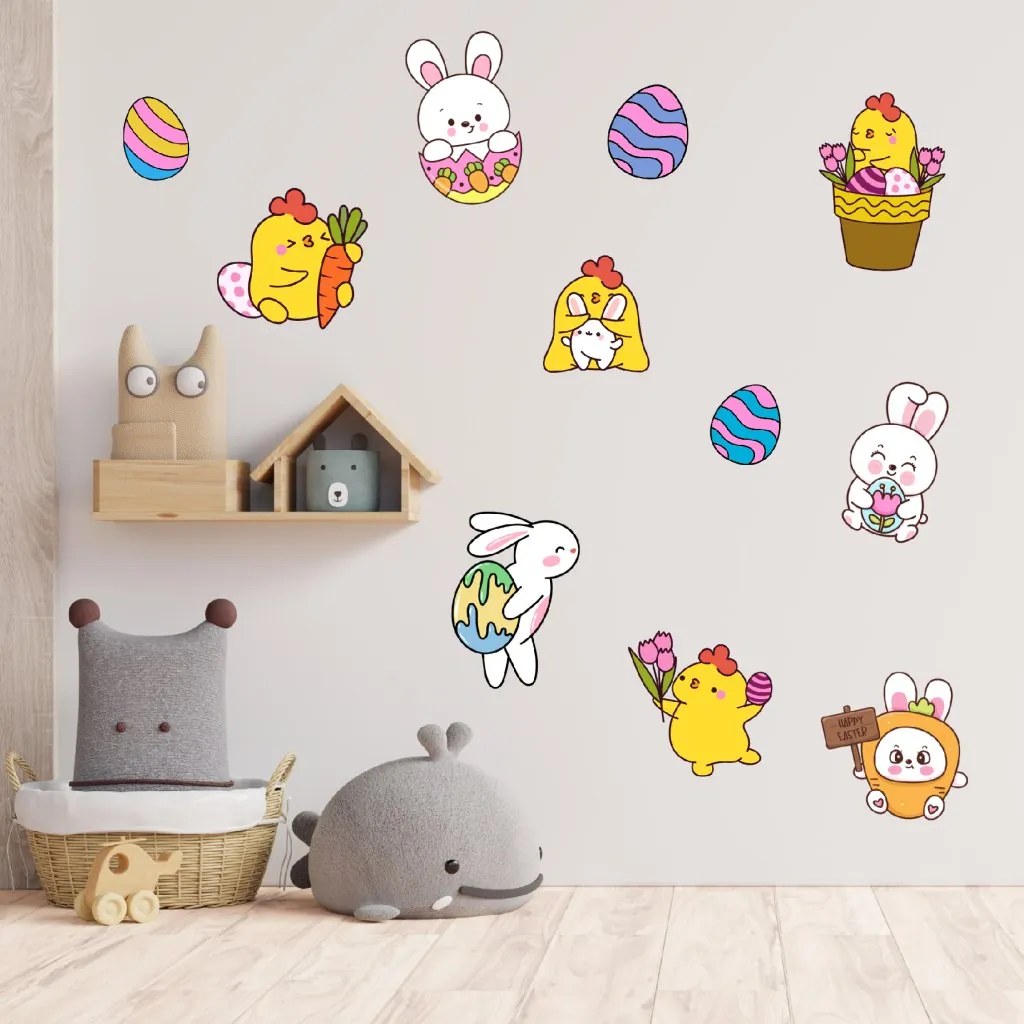 PIPPER. Textilná nálepka na stenu 