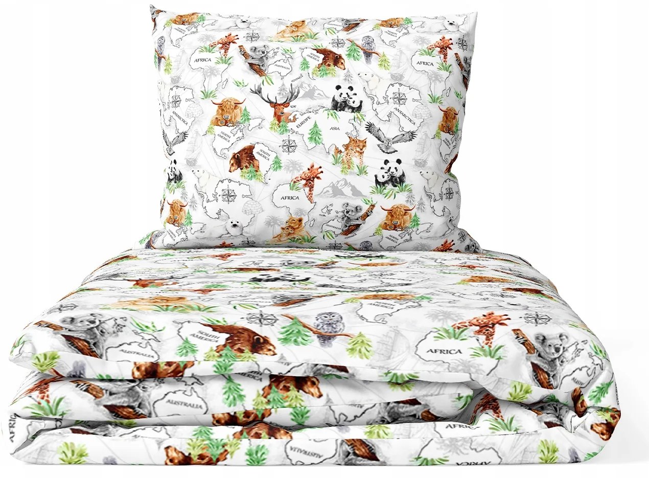 INTERMEDIC SK Posteľná obliečka do postieľky Continent 90x130/45x65cm