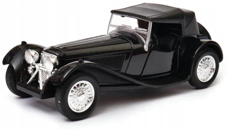 008751 Kovový model auta - Old Timer 1:34 - SS Jaguar 100 (Close Top) Čierna