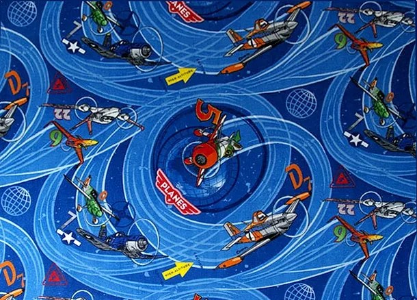 Detský koberec LIETADLÁ modrý