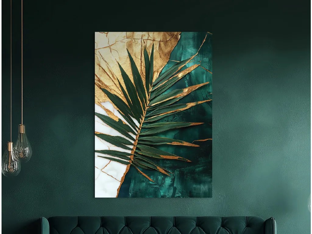 drevko | Obraz Zlatý dotyk palmy