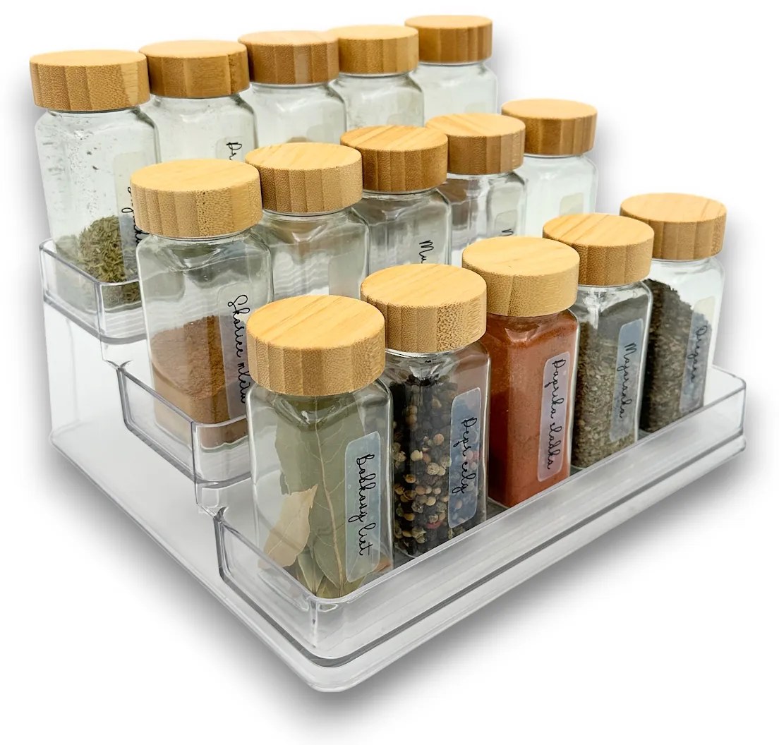 usporadejto.cz Sada 15ks koreničiek DECOR 120ml + organizér na koreničky COMPACTA