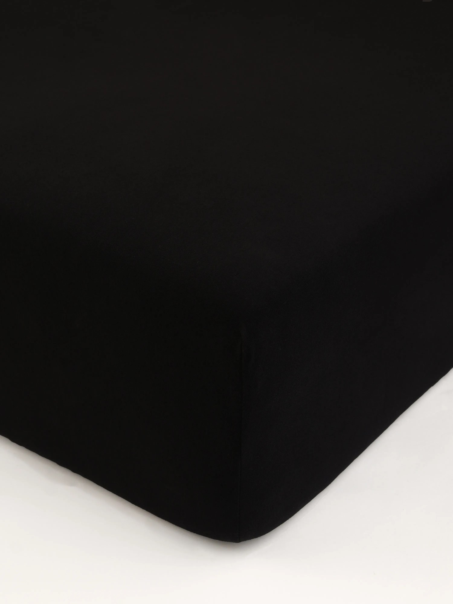 Jersey plachta s elastanom Deluxe 90 × 200 cm – čierna