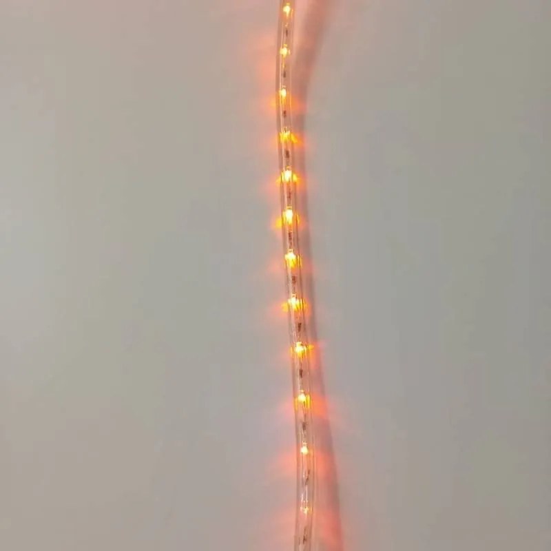 DECOLED Hadica LED 50 m, oranžová, 1500 diód, IP44 Easy Fix