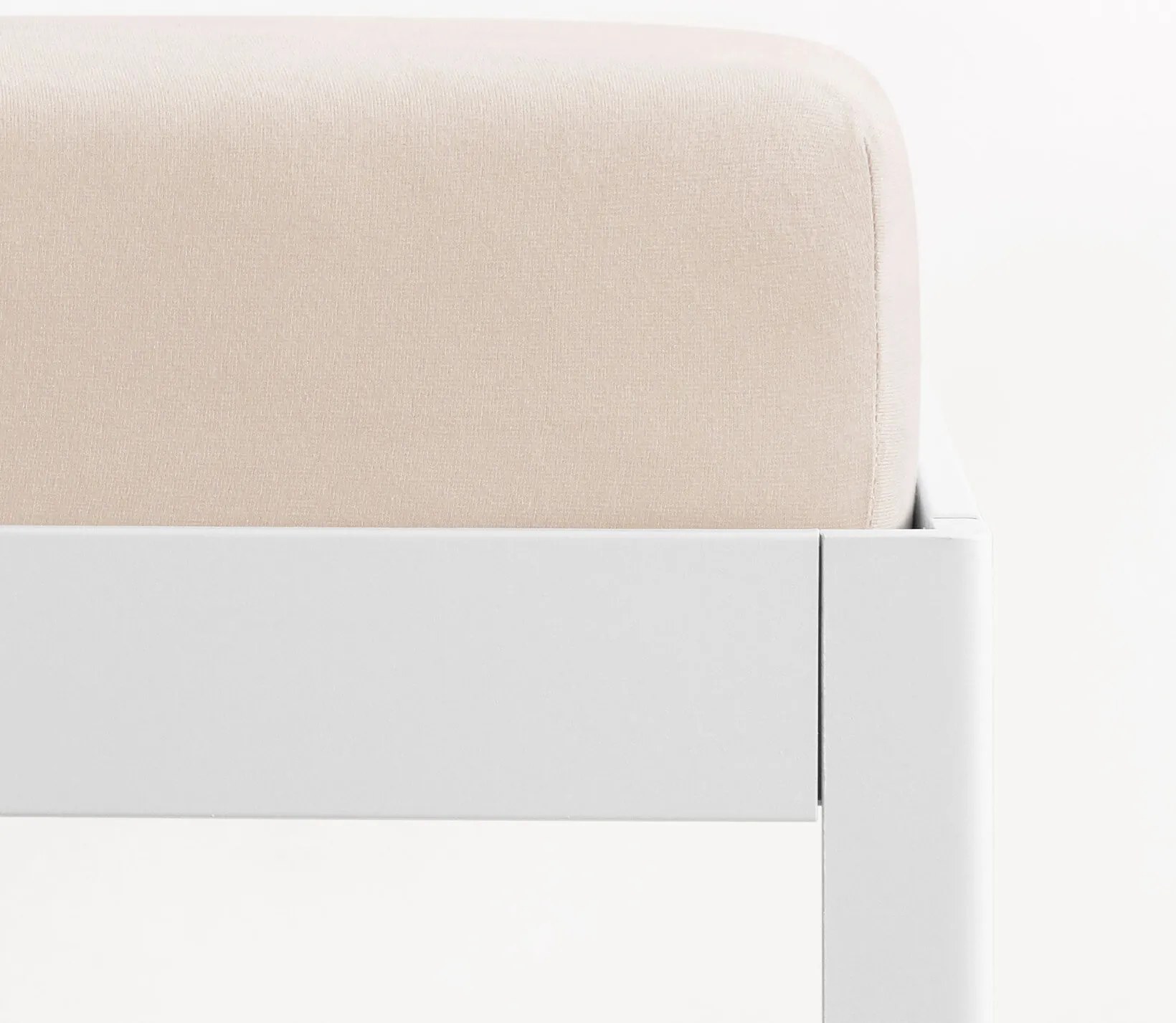 Goldea plachta jersey s napínacou gumou - béžová 180 x 200 cm