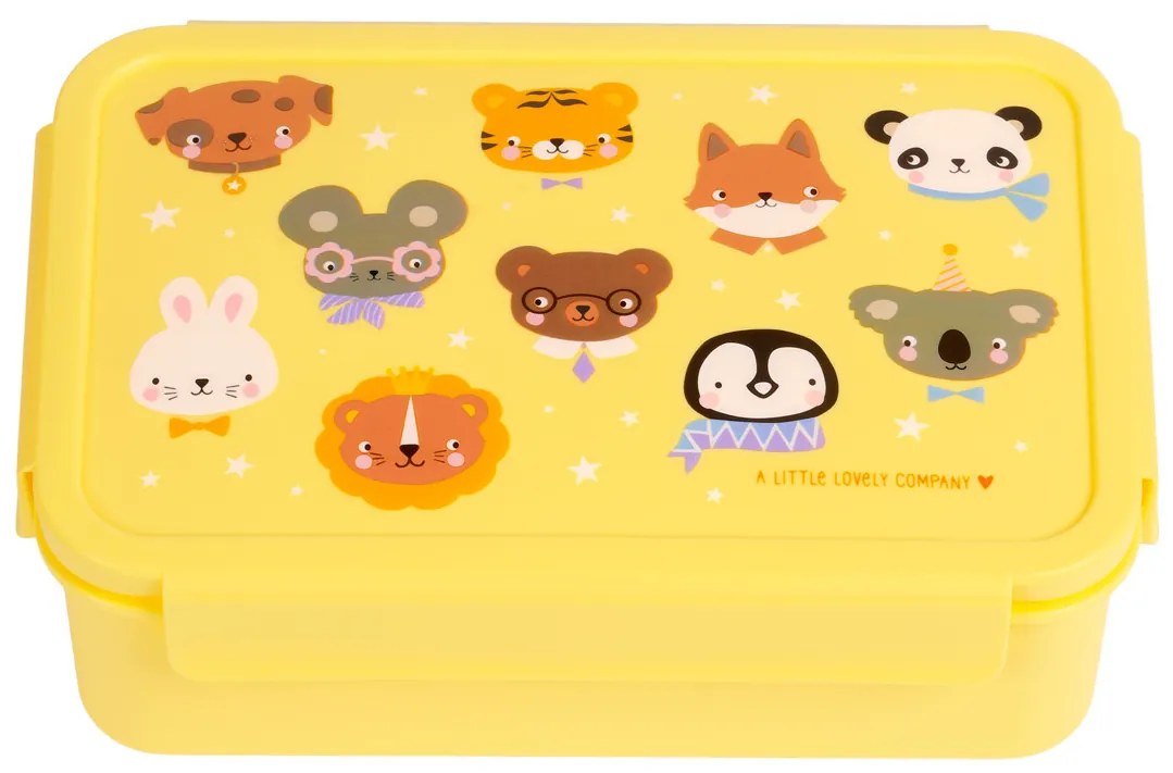 A Little Lovely Company - škatuľka na desiatu - zvierací kamaráti