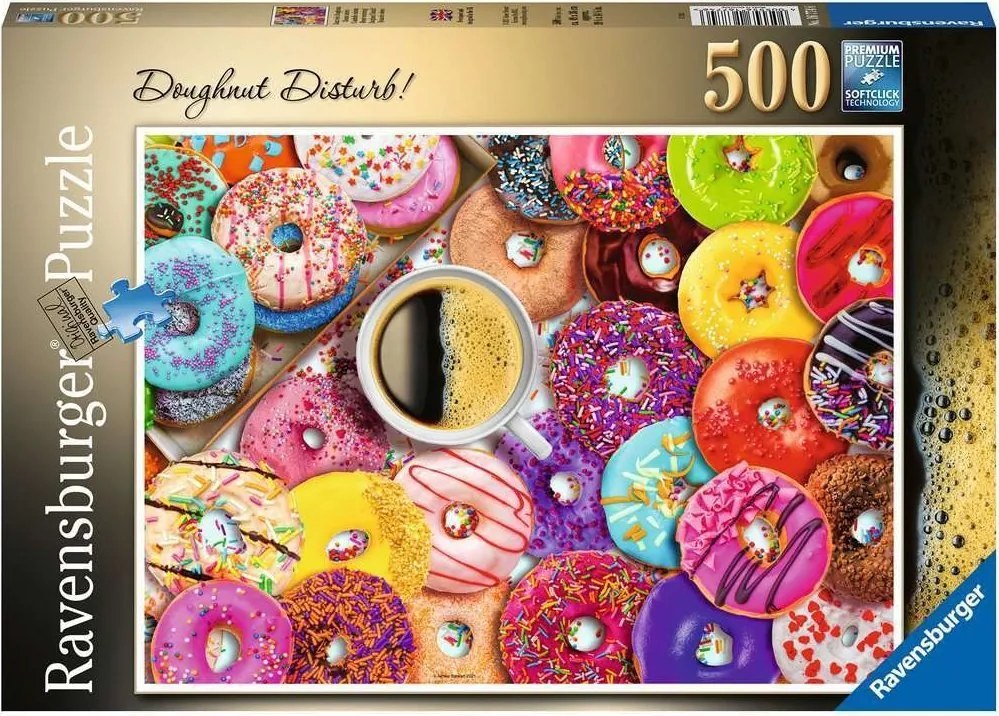 RAVENSBURGER Puzzle Doughnut Disturb! 500 dielikov