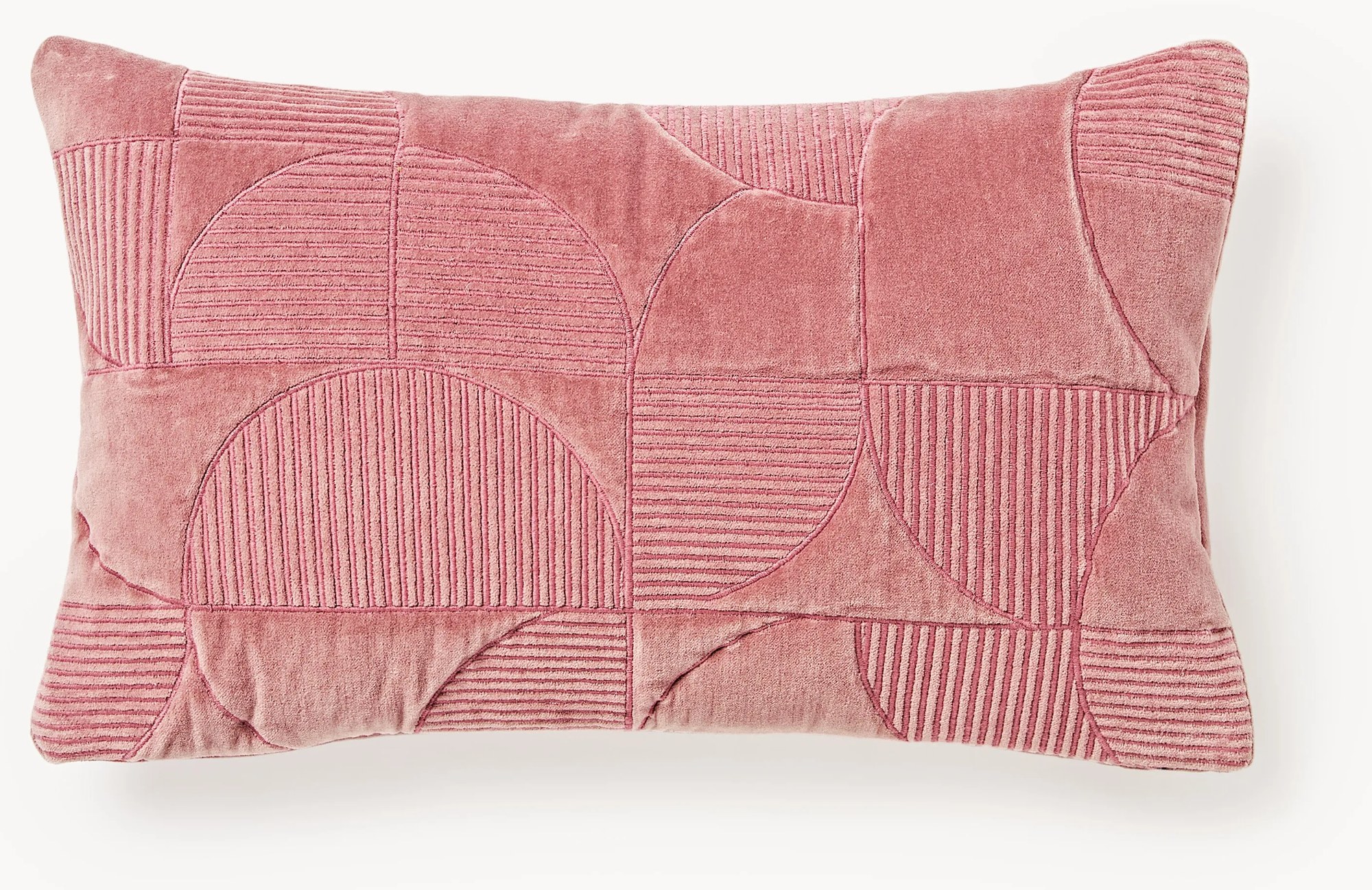 Vyšívaný poťah na vankúš s geometrickým vzorom Verina