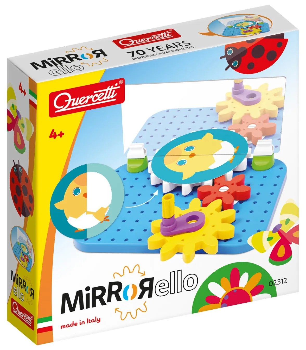 Mirrorello - ozubené kolieska so zrkadlom