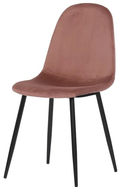 Autronic BONTEC Jedálenská stolička, modrá, zamatová látka, CT-971 BLUE4 Farba: Ružová