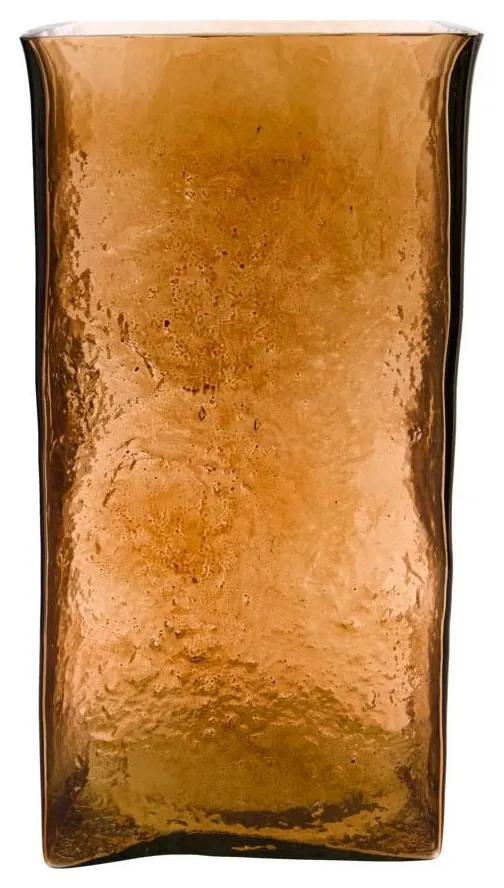 House Doctor Sklenená váza Square Amber
