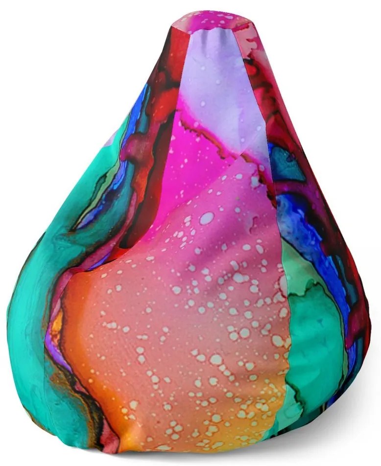 Sedací vak Pear farbičky - detský, farebná