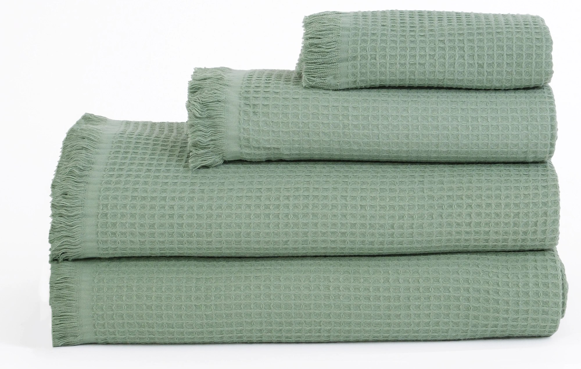 Vaflový uterák 30 × 50 cm ‒ Florencia olivová