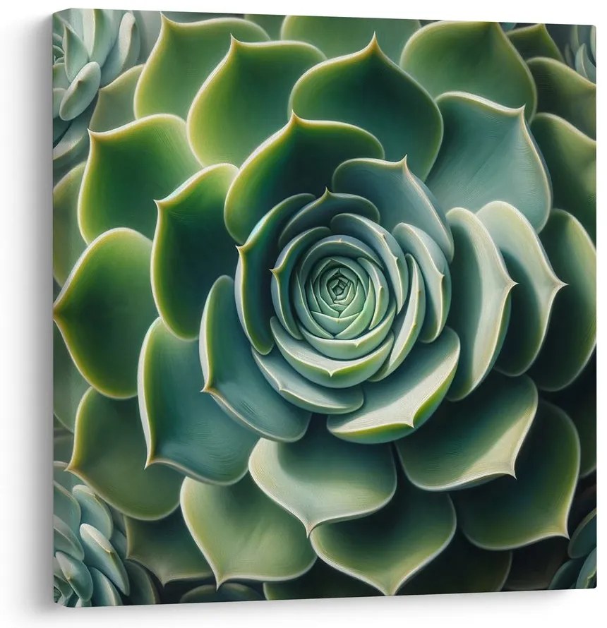 Obraz dokonalá špirála sukulentu