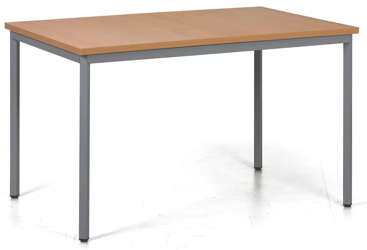 Jedálenský stôl TRIVIA, tmavo sivá podnož, 1200 x 800 mm, buk