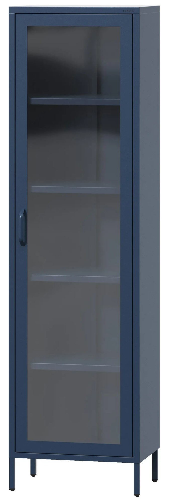 Vitrína LUIGI, 500 x 1800 x 350 mm, Modern: farba granátová