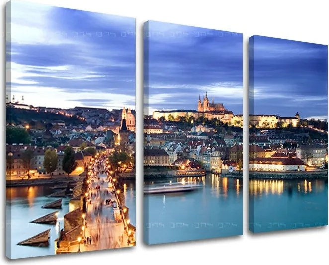 Obraz na stenu 3 dielny PRAHA CZ006E30