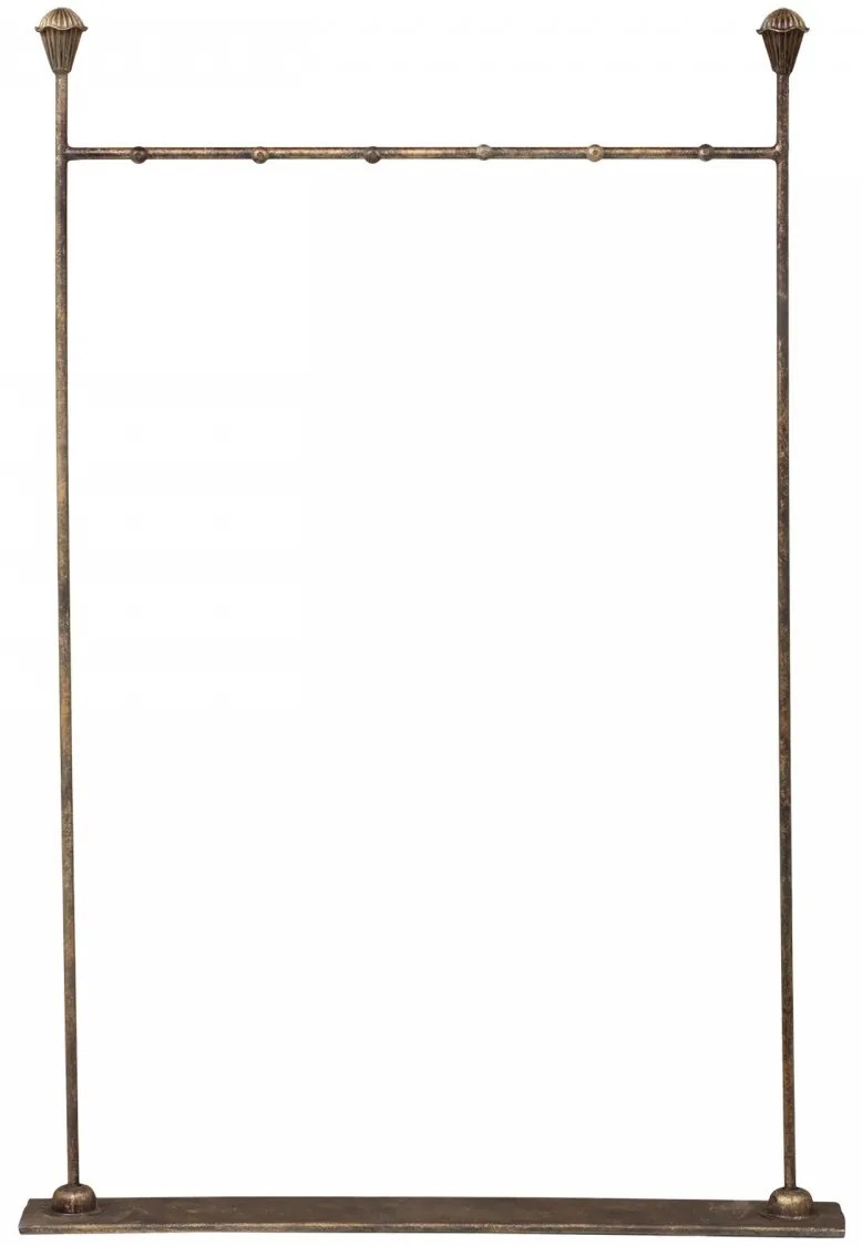 Bronzová antik závesná šperkovnica na šperky a retiazky - 33*6*48 cm