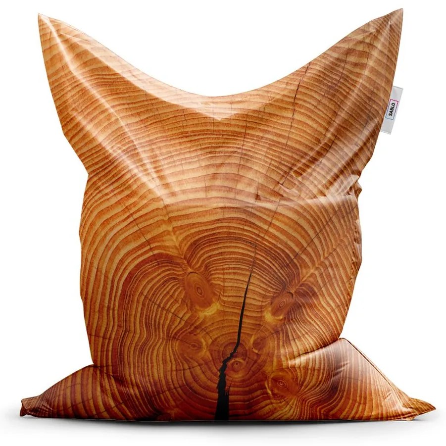 Sedací vak Classic drevo 2, hnedá