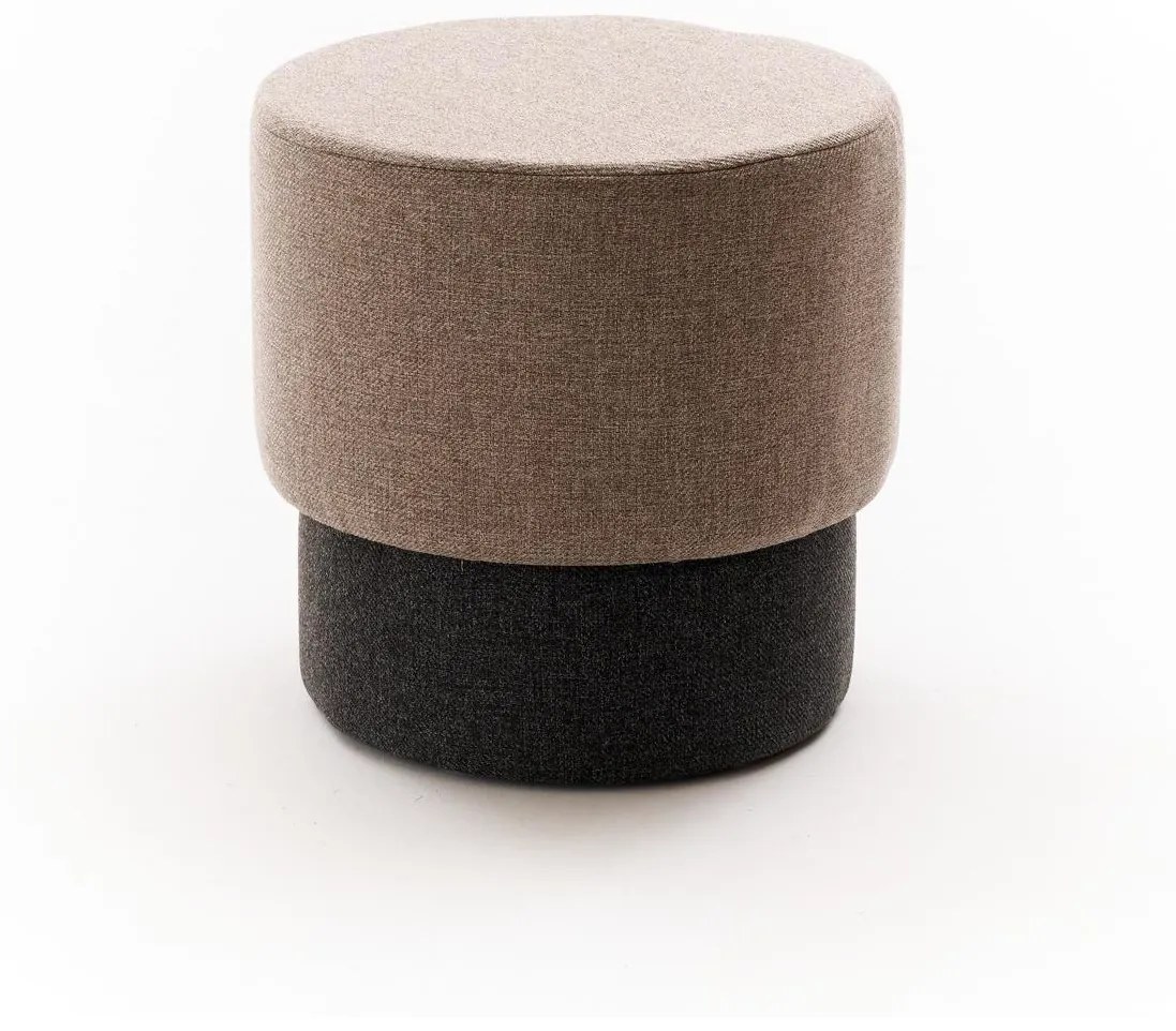 Taburetka Patarazzo (hnedá + tmavosivá). Akcia -18%. Vlastná spoľahlivá doprava až k Vám domov. 1107244