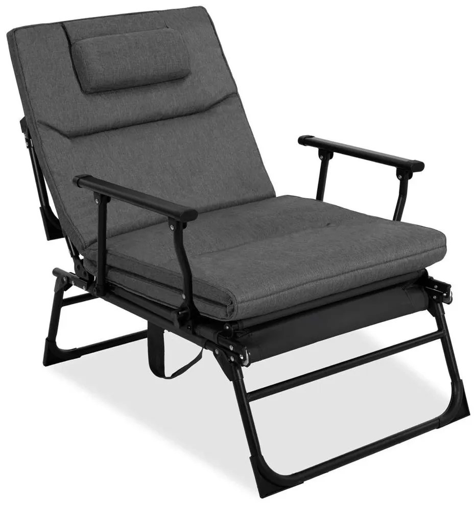 SPRINGOS Záhradné ležadlo 2v1 GC0067 – rozkladacie kreslo a posteľ