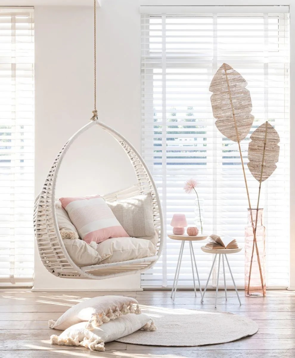 Vonkajší prírodno-krémový okrúhly koberec Miami Outdoor S - Ø 118 cm