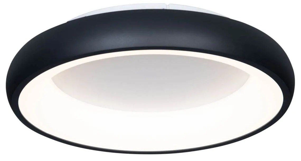 Moderné stropné svietidlo čierne 45 cm s integrovaným stmievateľným LED - Cardona