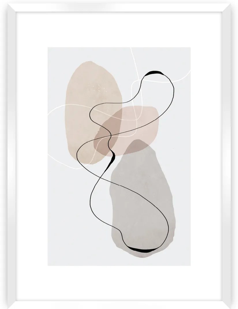 Plagát Abstract Lines I