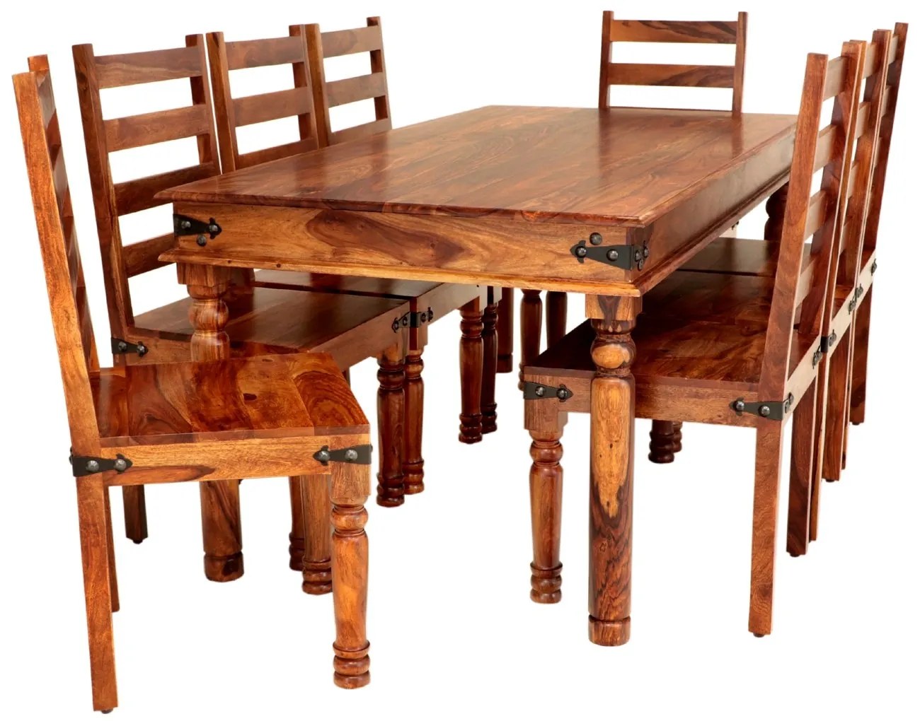 furniture-nabytek.cz - Jedálenská súprava pre 8 osôb Jali z indického masívu palisander