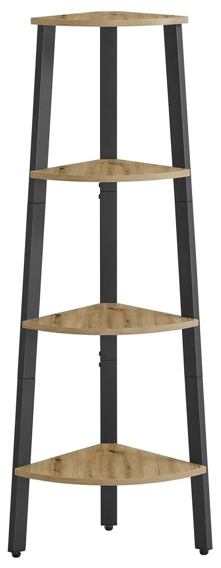 Rohový regál TAYLOR ARTISAN 4 police, 125x34cm