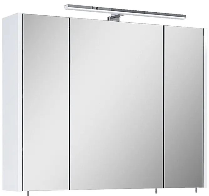 Riva Vulcano Zrkadlová skrinka s LED osvetlením, 61 × 100 × 14 cm