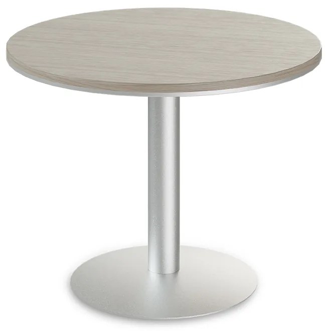 Konferenčný stôl TopOffice priemer 100 cm, driftwood