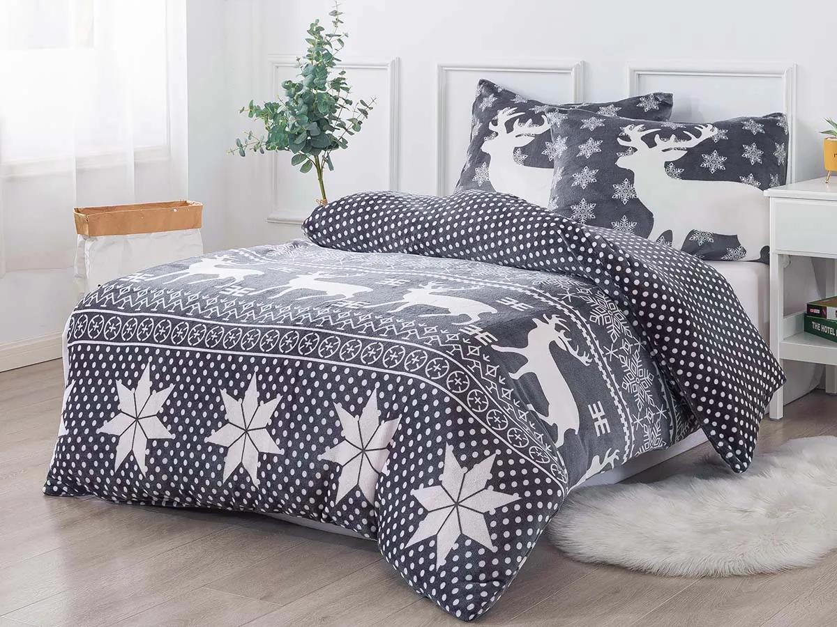 XPOSE® Mikroplyšové obliečky VIANOCE Exclusive - sivé