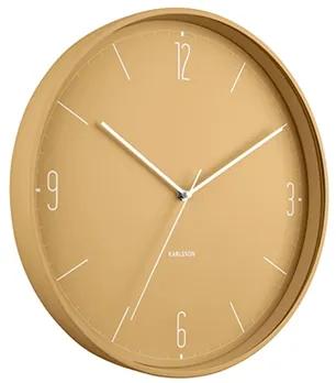 Nástenné hodiny Karlsson 5735YE Numbers & Lines, 40 cm