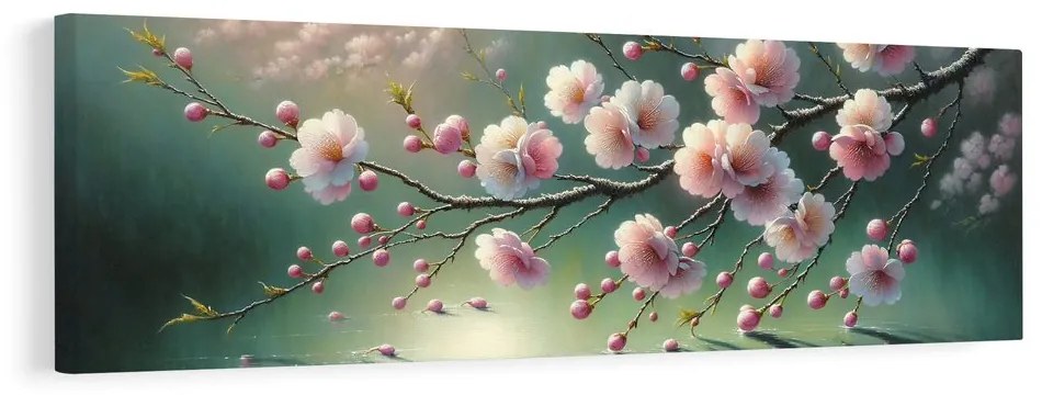 Obraz sakura v odlesku svetla