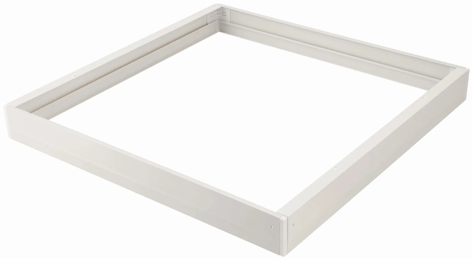 BERGE Prisadený rámček pre LED panely 60x60, plastový, 65mm