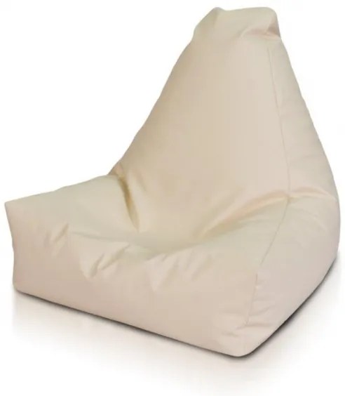 Sedací vak INTERMEDIC KEIKO S ekokoža Farba: E02 - Krémová svetlá (ekokoža)