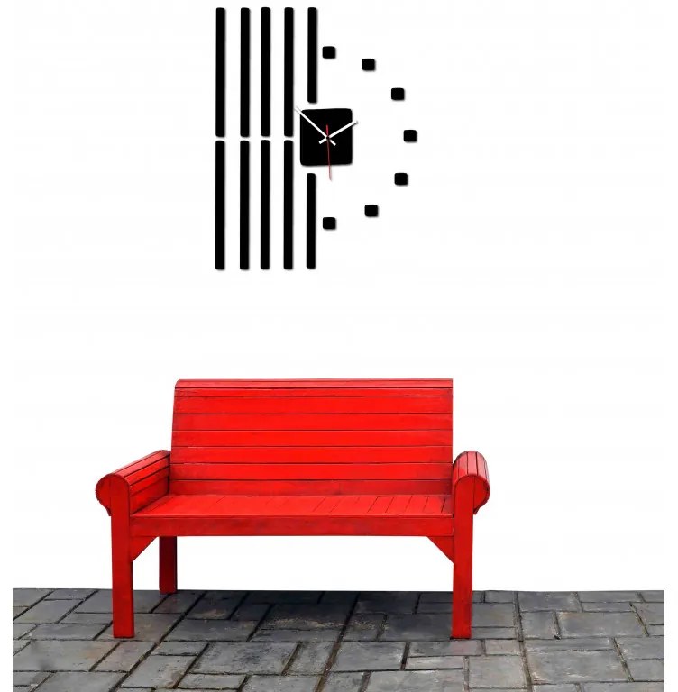 Moderné nalepovacie hodiny z plexiskla – štýlový dizajn I SENTOP X0034