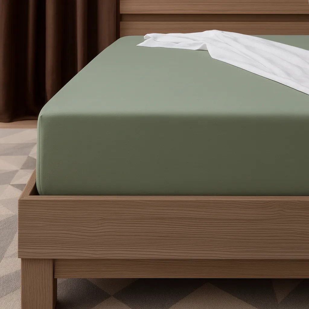 INTERMEDIC SK Prestieradlo Jersey Zelená 90x200 cm – 130 g/m², 100 % bavlna