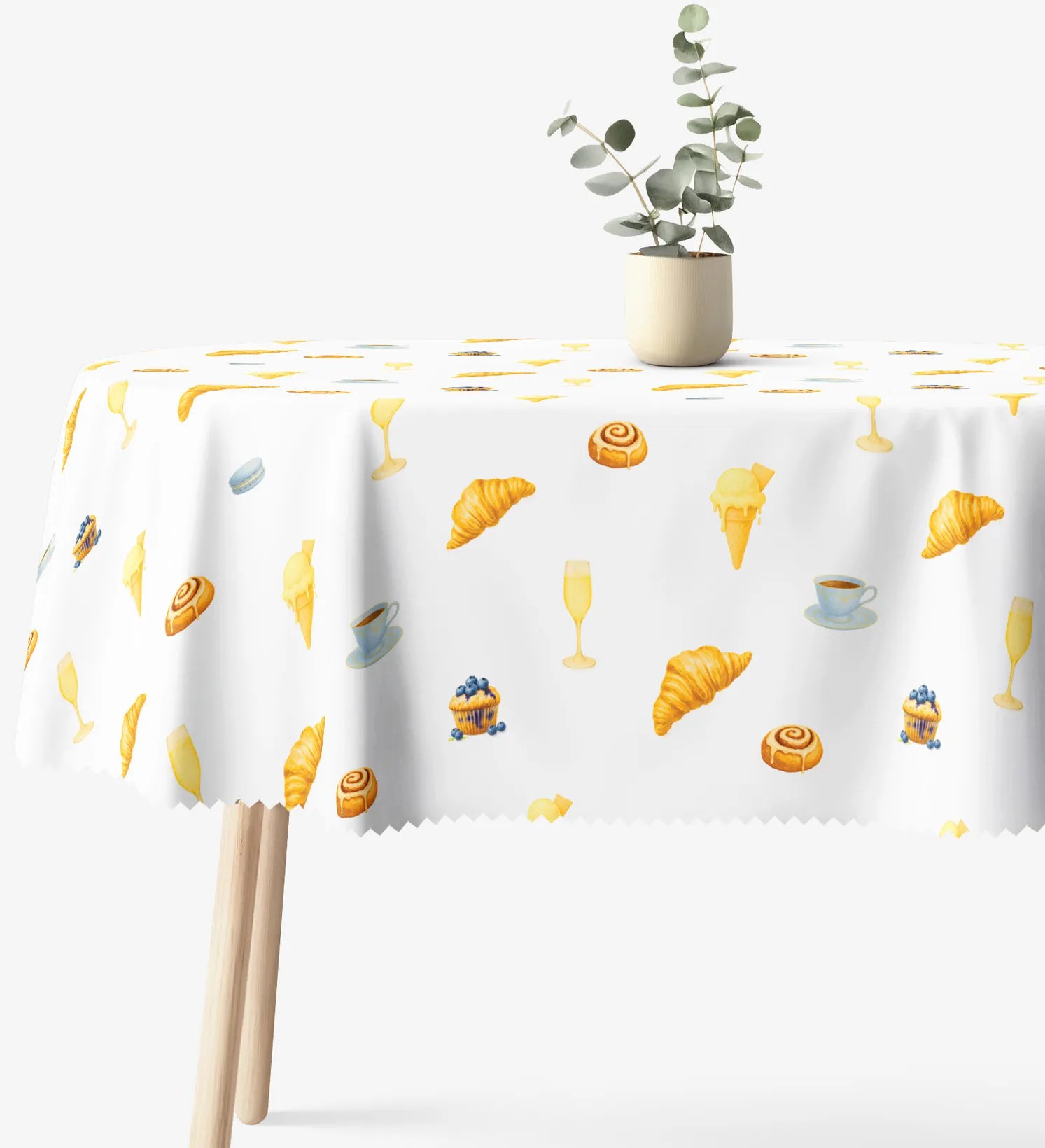 Goldea oválny teflónový obrus - chuť paríža 140 x 240 cm