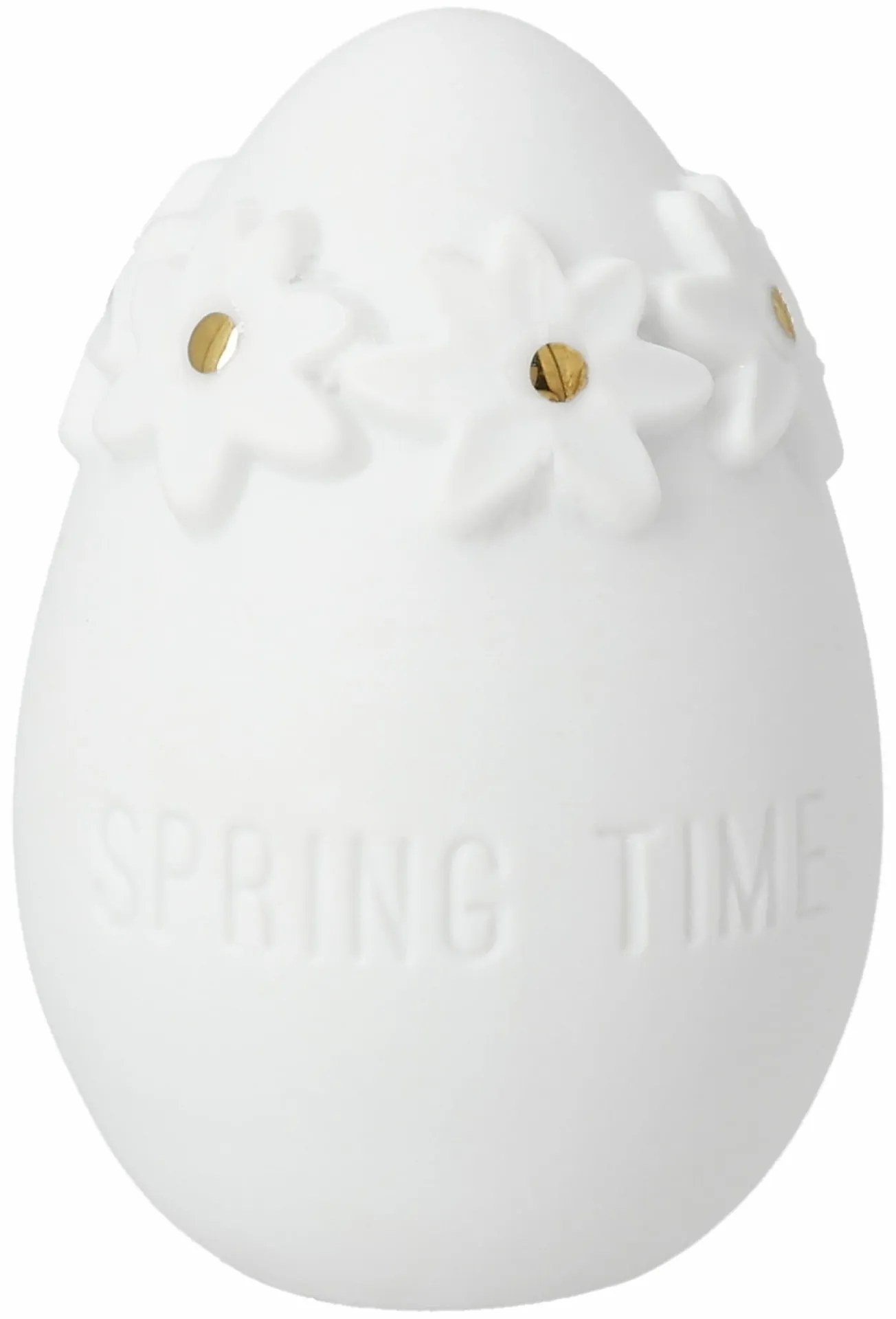 räder Veľkonočná dekorácia Floral Egg / Gold details